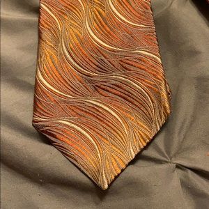 Bachrach 100% Silk Necktie Made in Italy